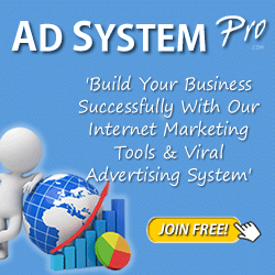 square banner: Ad System Pro, click here